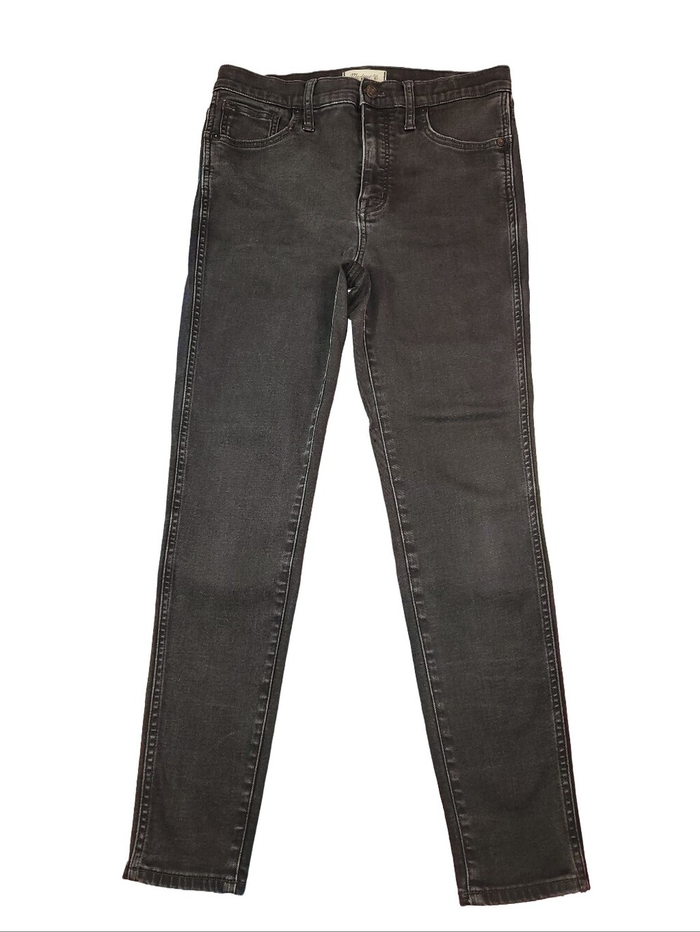 Madewell 10" High-Rise Skinny Jeans Black Frost: Instacozy Edition NC312 Size 29